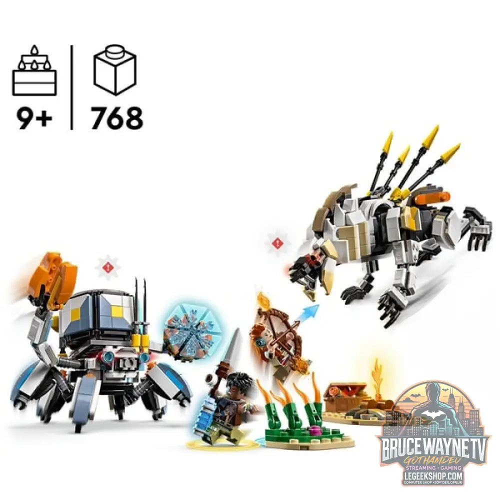 LEGO 77037 Horizon Adventures Aloy et Varl vs. Panzerwanderer et Sägezahn, jeu de construction - LEGO - vue 2