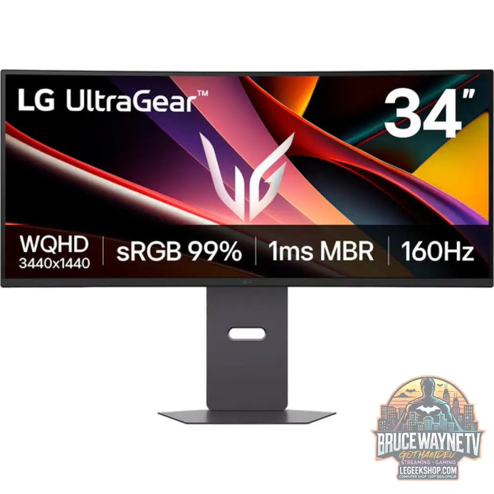 LG UltraGear 34G600A-B 34" QHD/WQHD VA 160 Hz - LG - vue 2
