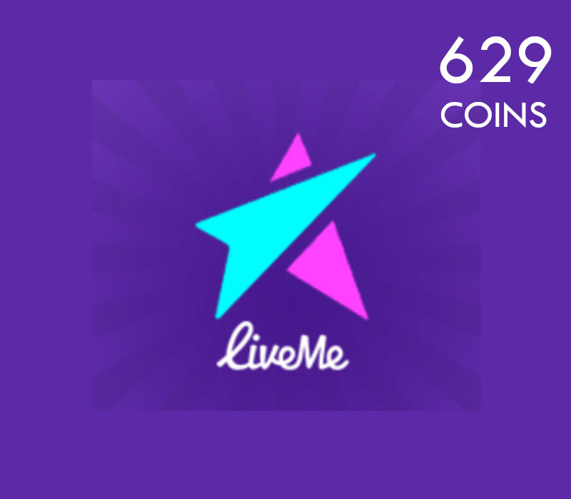 Liveme 629 Coins Gift Card