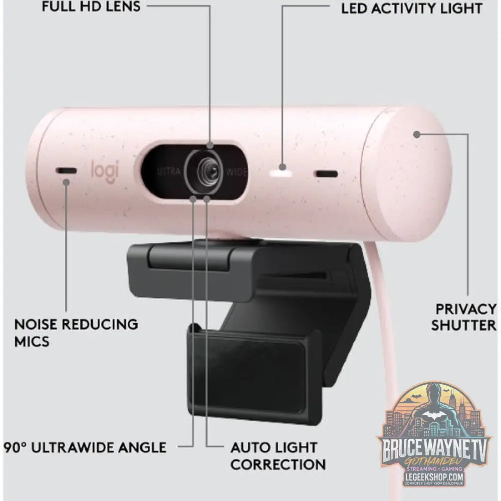 Logitech Brio 500, webcam - Logitech - vue 7