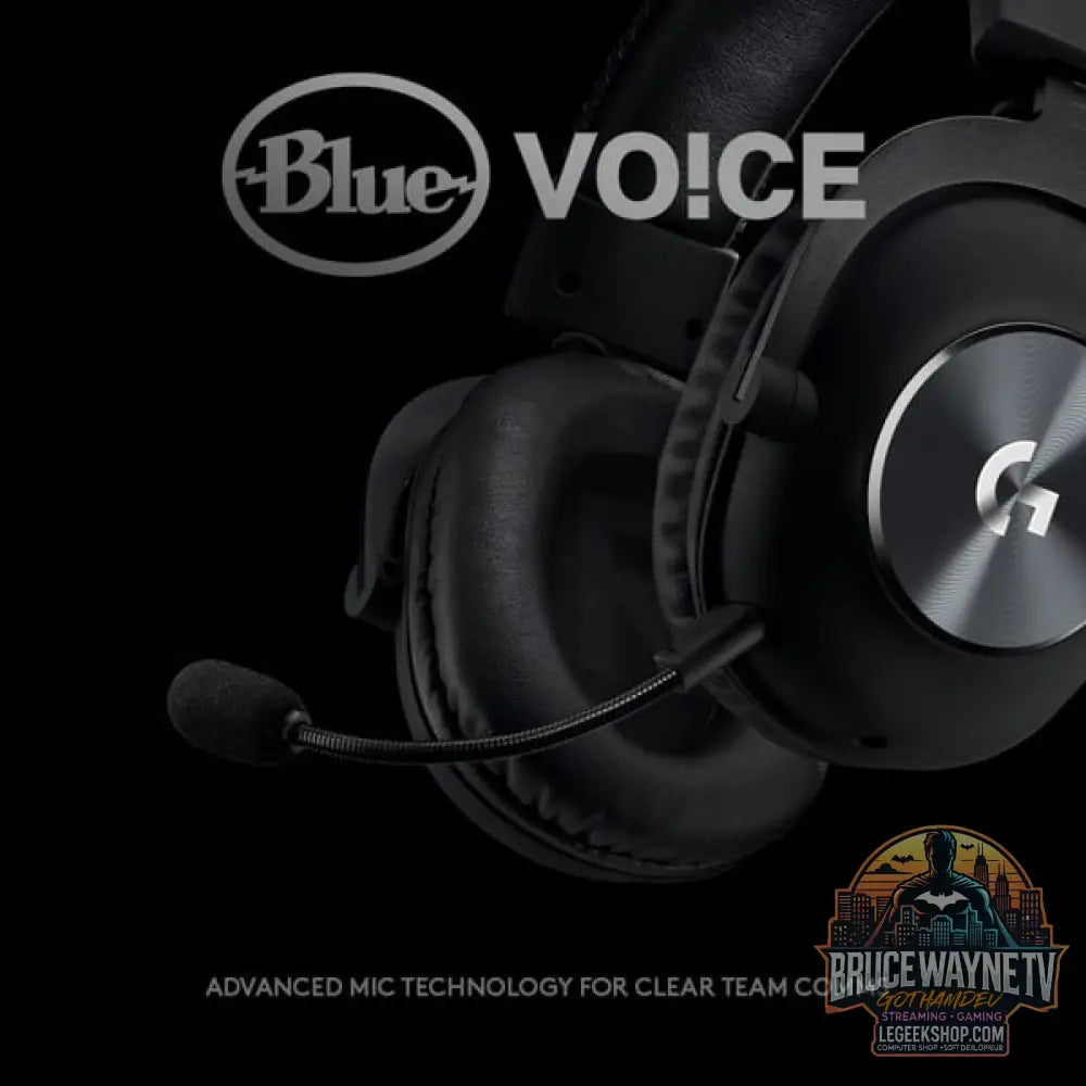 Logitech G PRO X Headset, casque gaming - vue 2