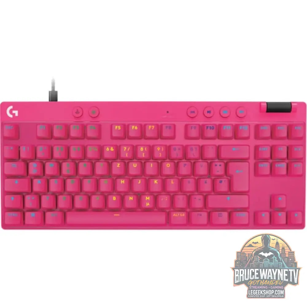 Logitech G Pro X TKL Rapid, clavier gaming - vue 2