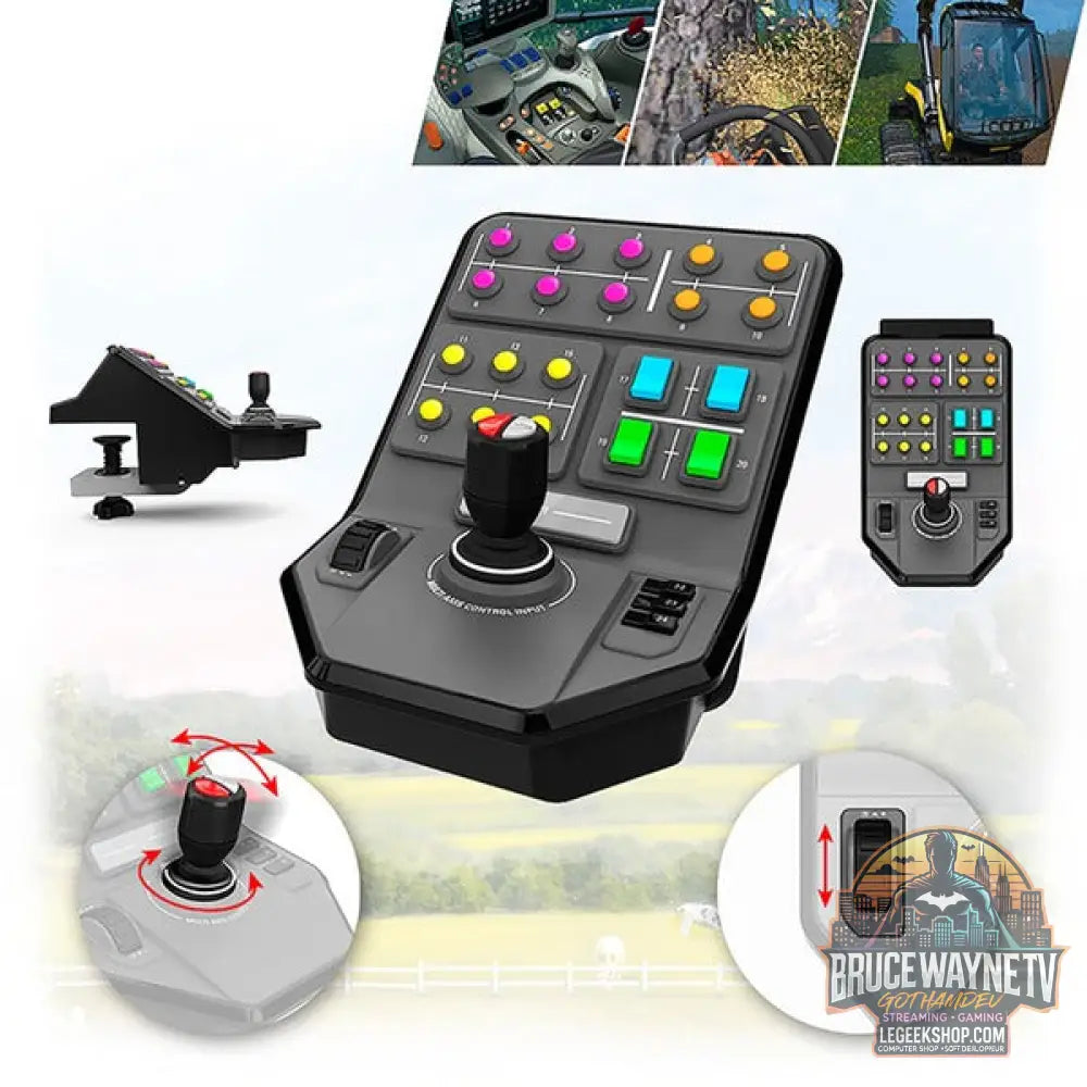 Logitech G Saitek Farm Sim Vehicle SidePanel, Instrumentenpanel - Logitech - vue 5
