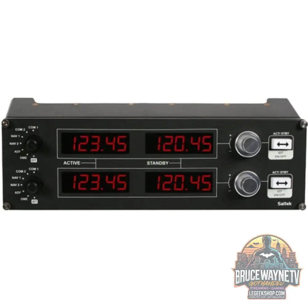 Logitech G Saitek PRO Flight Radio Panel, Instrumentenpanel - Logitech - vue 2