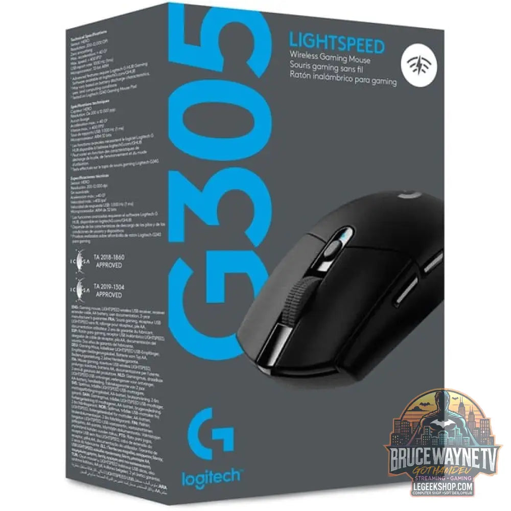 Logitech G305 LIGHTSPEED Gaming, souris gaming - vue 10