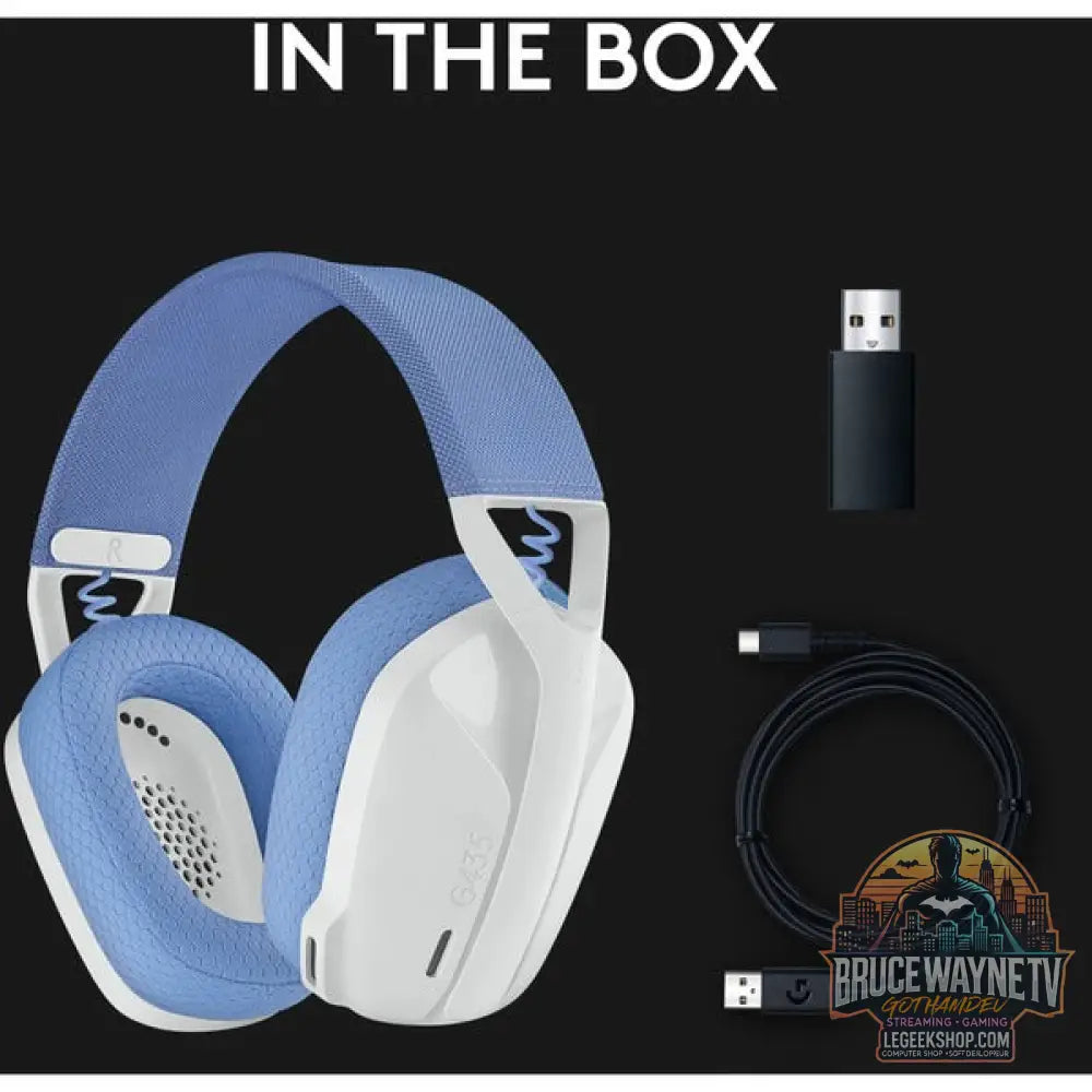 Logitech G435 LIGHTSPEED, casque gaming - vue 9