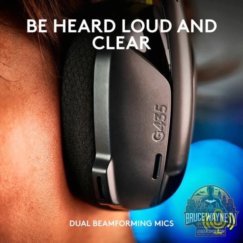 Logitech G435 LIGHTSPEED, casque gaming - vue 5