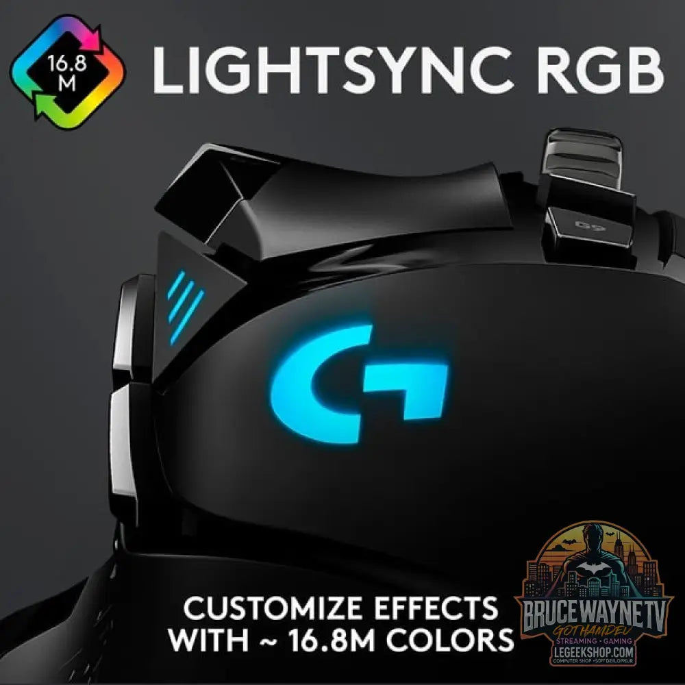 Logitech G502 HERO, souris gaming - vue 7