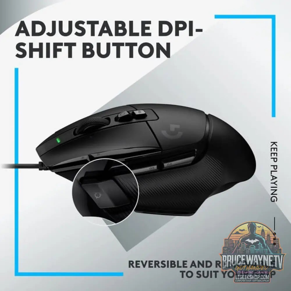 Logitech G502 X, souris gaming - vue 7