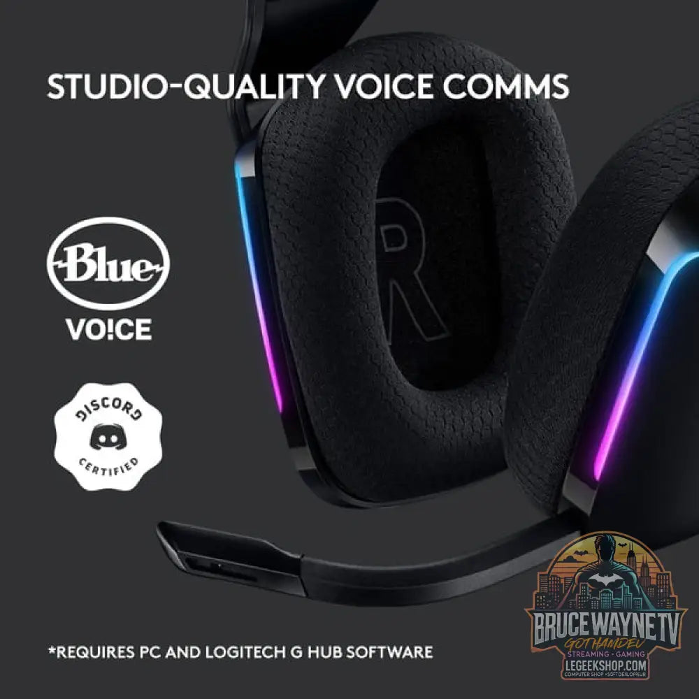 Logitech G733 LIGHTSPEED, casque gaming - vue 8