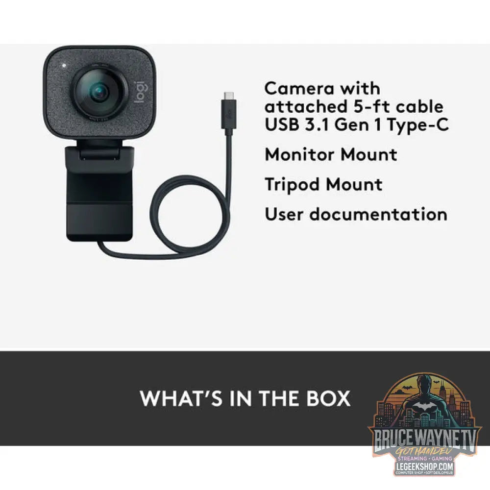 Logitech StreamCam, webcam - Logitech - vue 3