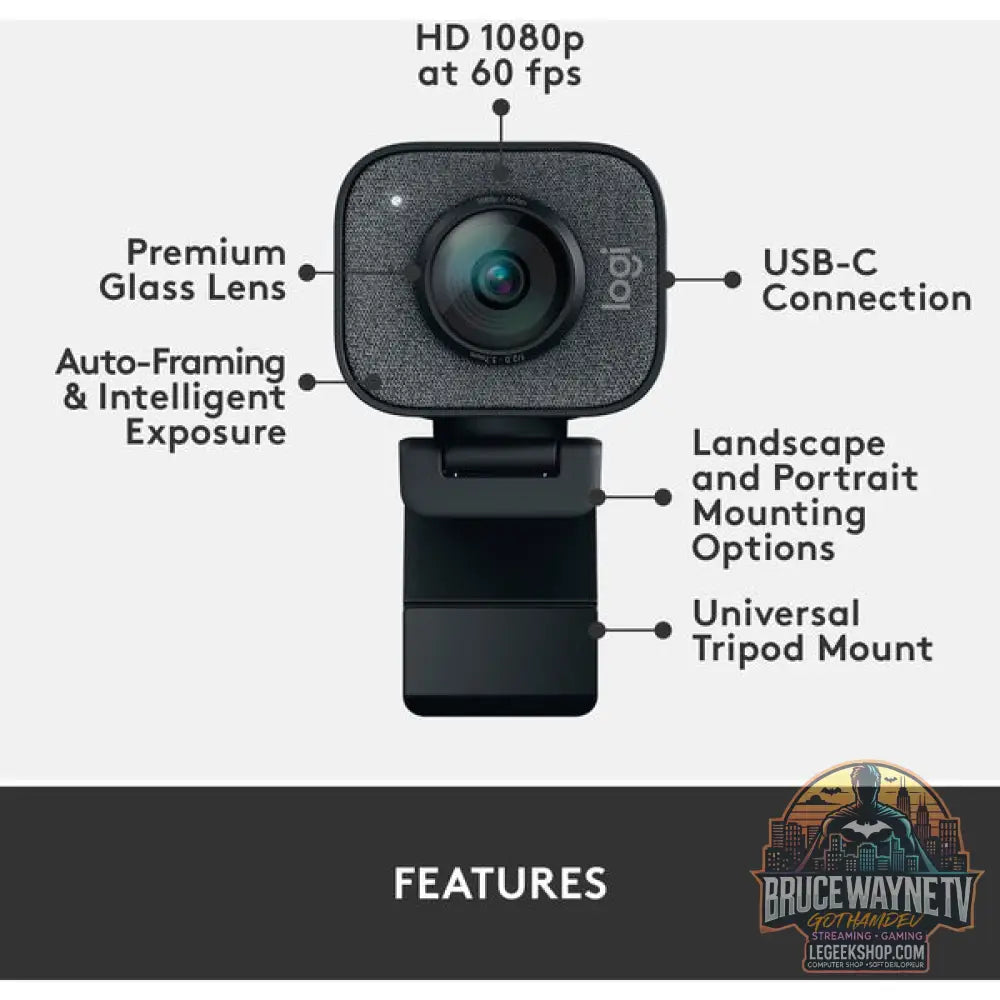 Logitech StreamCam, webcam - Logitech - vue 2