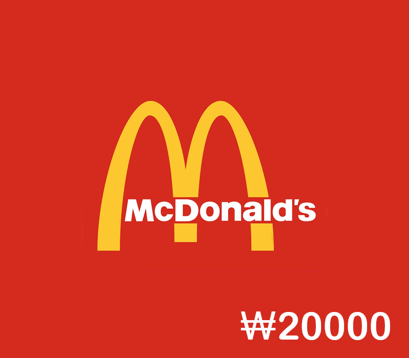 Mcdonalds ₩20000 Gift Card KR