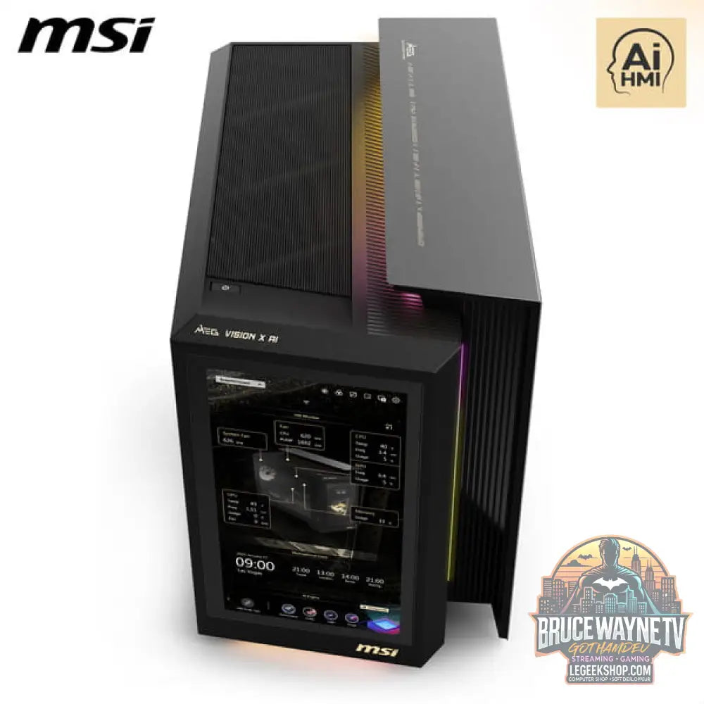 MEG Vision X AI 2NVR7-236AT, Gaming-PC — vue 4