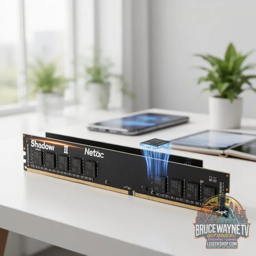 Mémoire RAM DDR4 Netac Shadow II — Mémoire RAM, vue 9, LeGeekShop