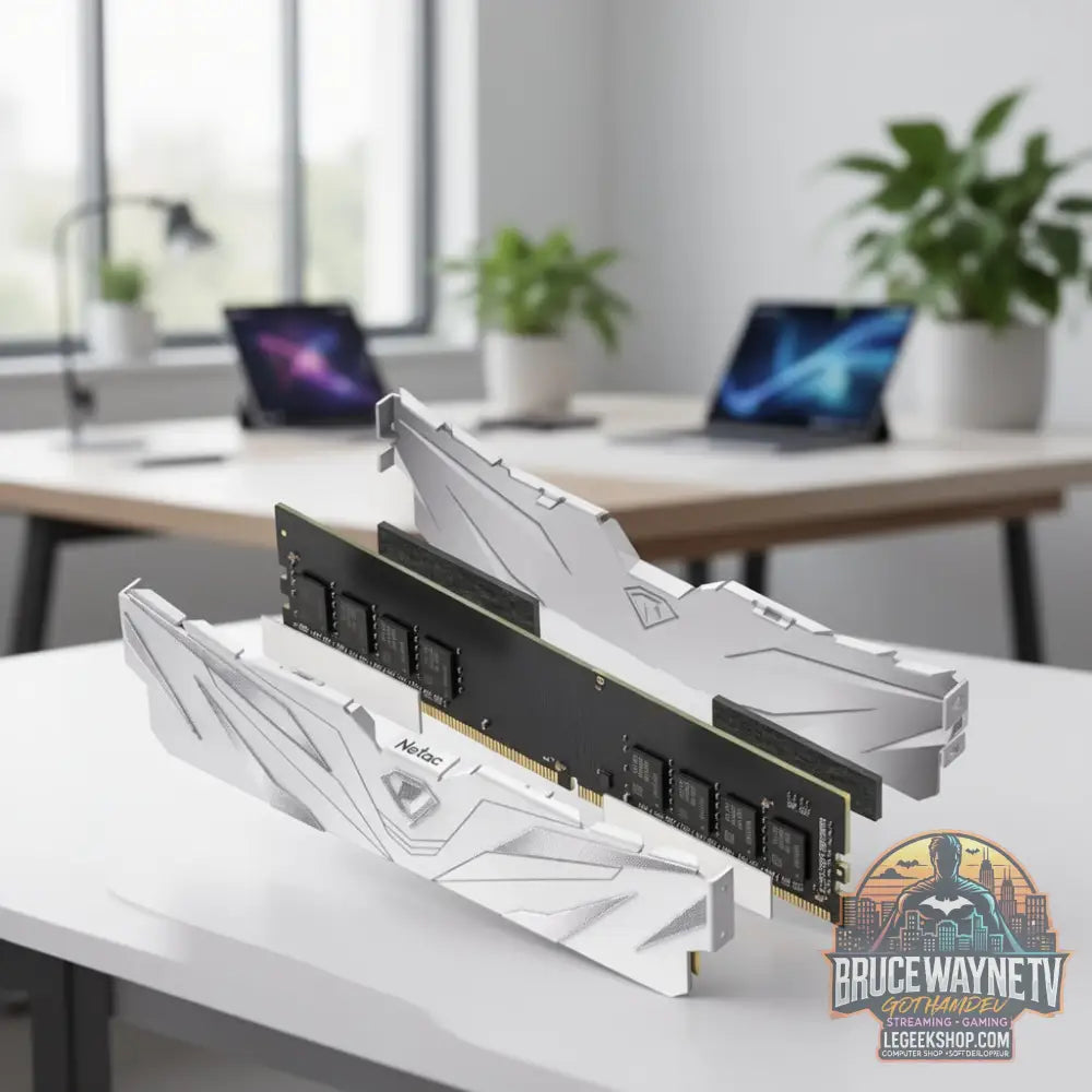 Mémoire RAM DDR4 Netac Shadow II — détail Mémoire RAM, vue 20, LeGeekShop