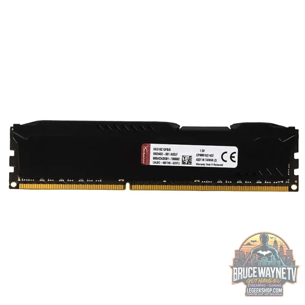Mémoire RAM HyperX Fury DDR3 DDR4 4GB 8GB 16GB 1333-3200MHz Gaming Desktop - Mémoire RAM