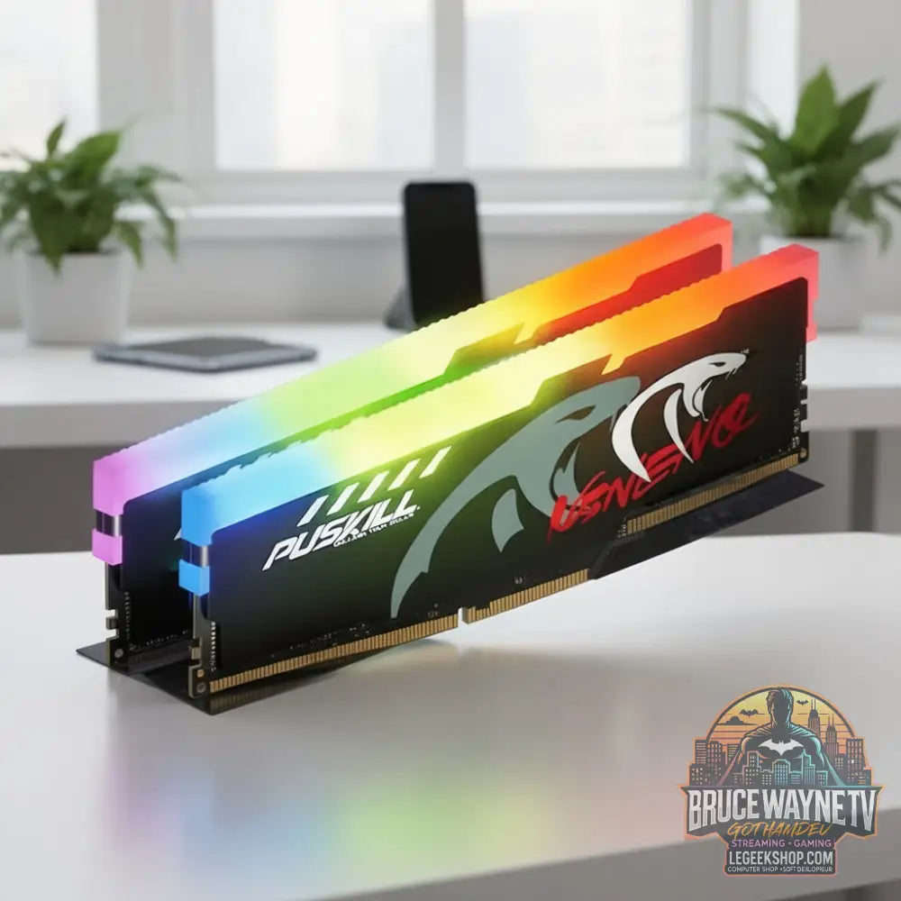 Mémoire RAM PUSKILL RGB DDR3 8GBx2 1600MHz… — Mémoire RAM, vue 3, LeGeekShop