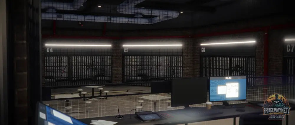 Mission Row Police Department MRPD MLO FiveM - 45 Pieces - SWAT FIB Training - IPL Dynamiques - FiveM MLO