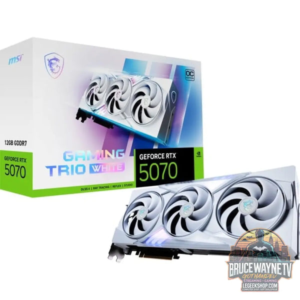 MSI GeForce RTX 5070 12G GAMING TRIO OC WHITE, carte graphique - MSI