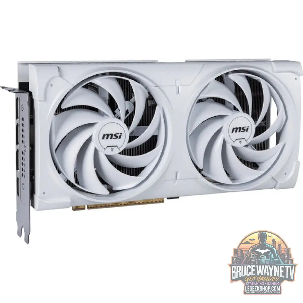 MSI GeForce RTX 5070 12G VENTUS 2X OC WHITE, carte graphique - MSI - vue 3