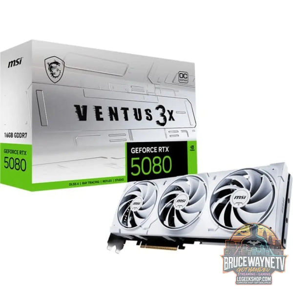 MSI GeForce RTX 5080 VENTUS 3X OC WHITE, carte graphique - MSI