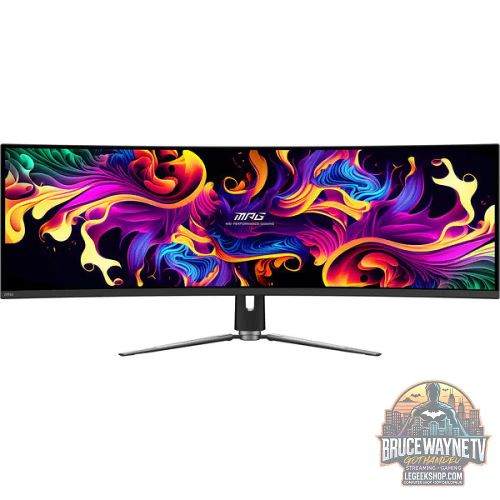 MSI MPG 491CQPXDE QD-OLED, Gaming-Monitor - vue 4
