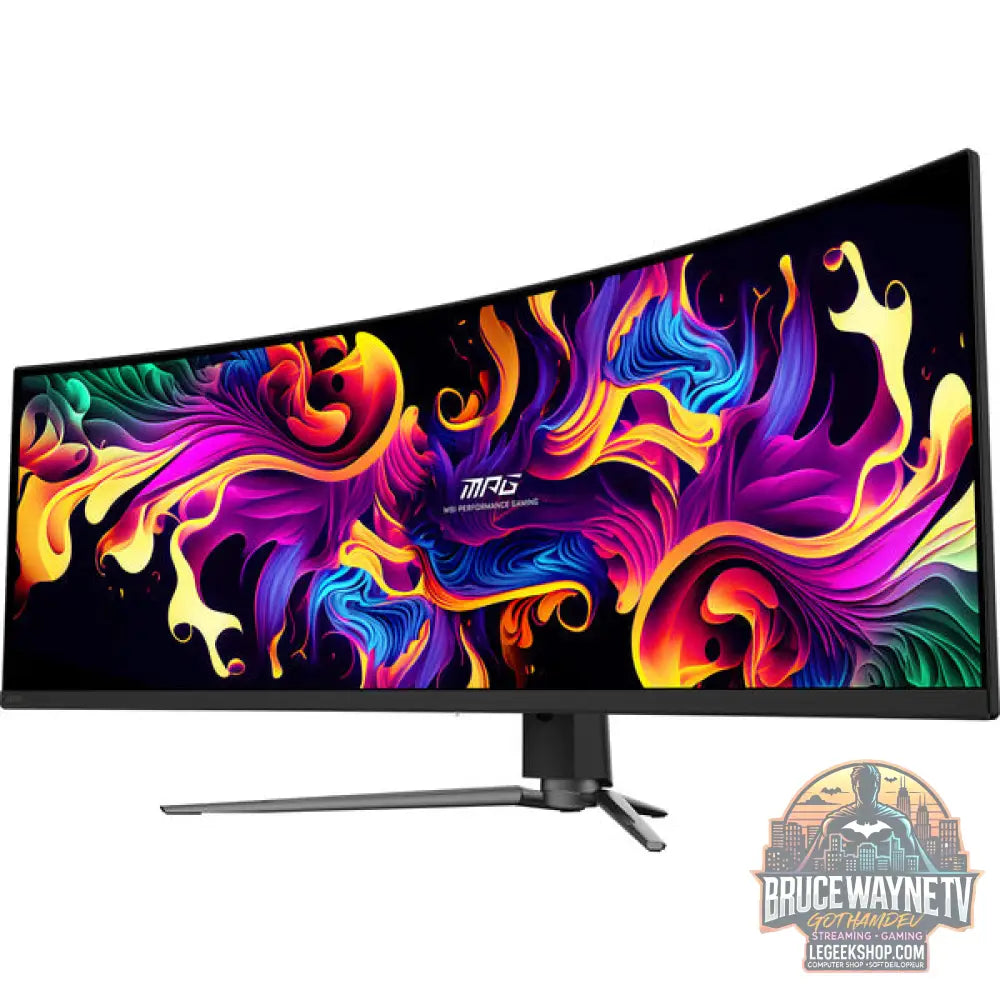 MSI MPG 491CQPXDE QD-OLED, Gaming-Monitor - vue 7