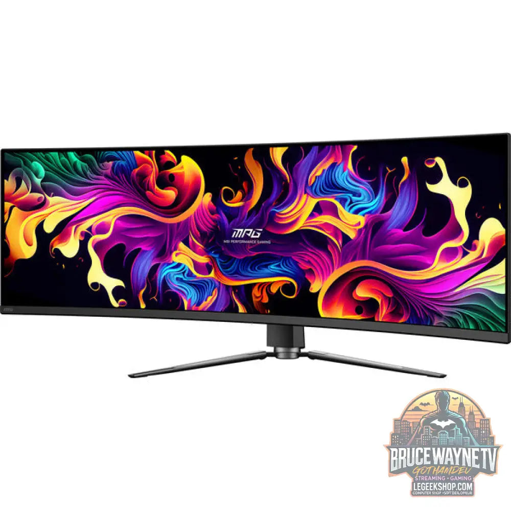 MSI MPG 491CQPXDE QD-OLED, Gaming-Monitor - vue 8