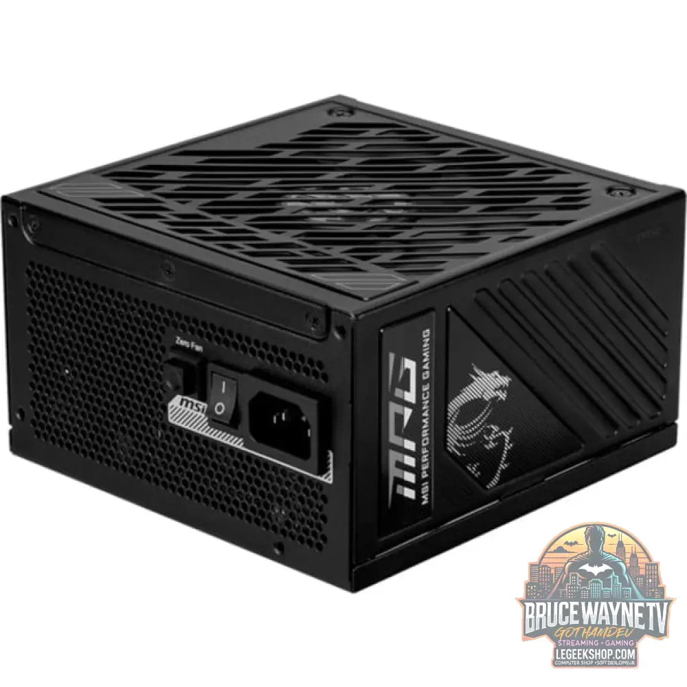 MSI MPG A1000GS PCIE5, alimentation PC - MSI - vue 2