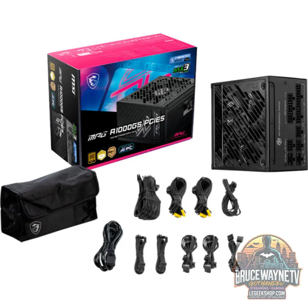 MSI MPG A1000GS PCIE5, alimentation PC - MSI - vue 5