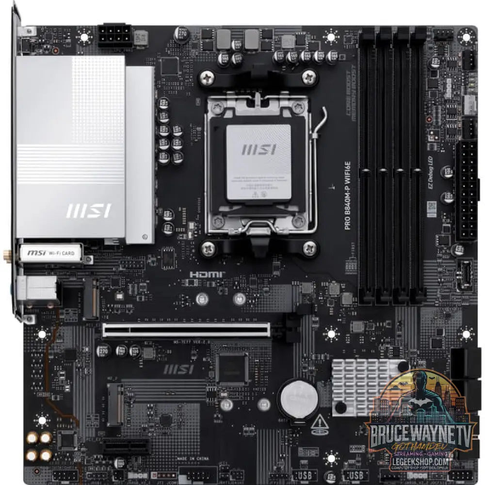 MSI PRO B840M-P WIFI6E, carte mère - MSI - vue 2