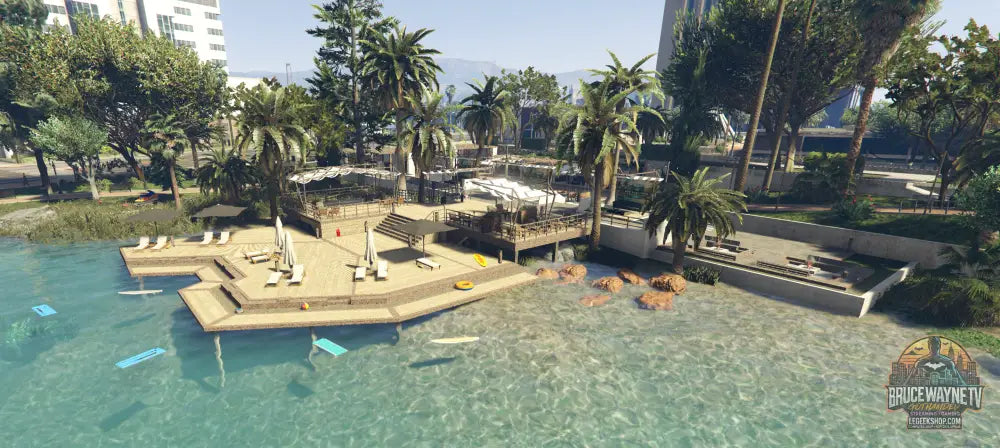 NEW LAKE - Map FiveM Complexe Lac Luxe avec Piscine & Gym - Maps & Scripts FiveM