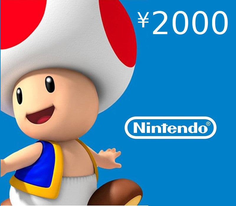 Nintendo eShop Prepaid Card ¥2000 JP