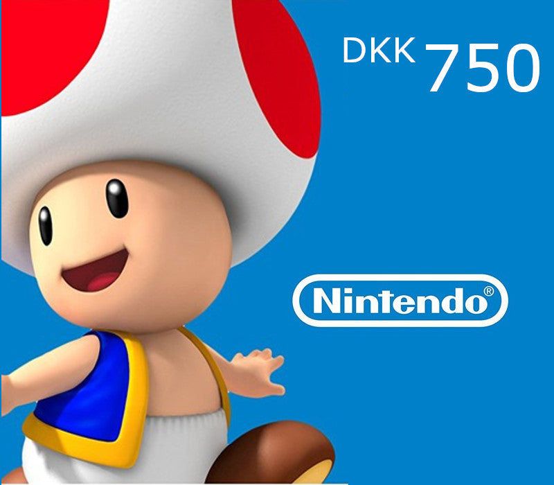 Nintendo eShop Prepaid Card 750 DKK DK