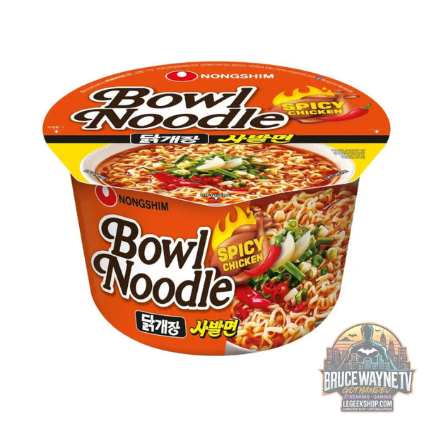 Nongshim Bowl Noodle Spicy Chicken nouilles au goût de poulet épicé de 100 g (lot de 12) - Snacks & boissons importés