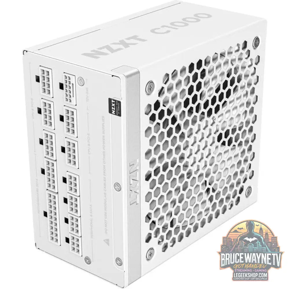 NZXT C1000 White, alimentation PC - NZXT - vue 8