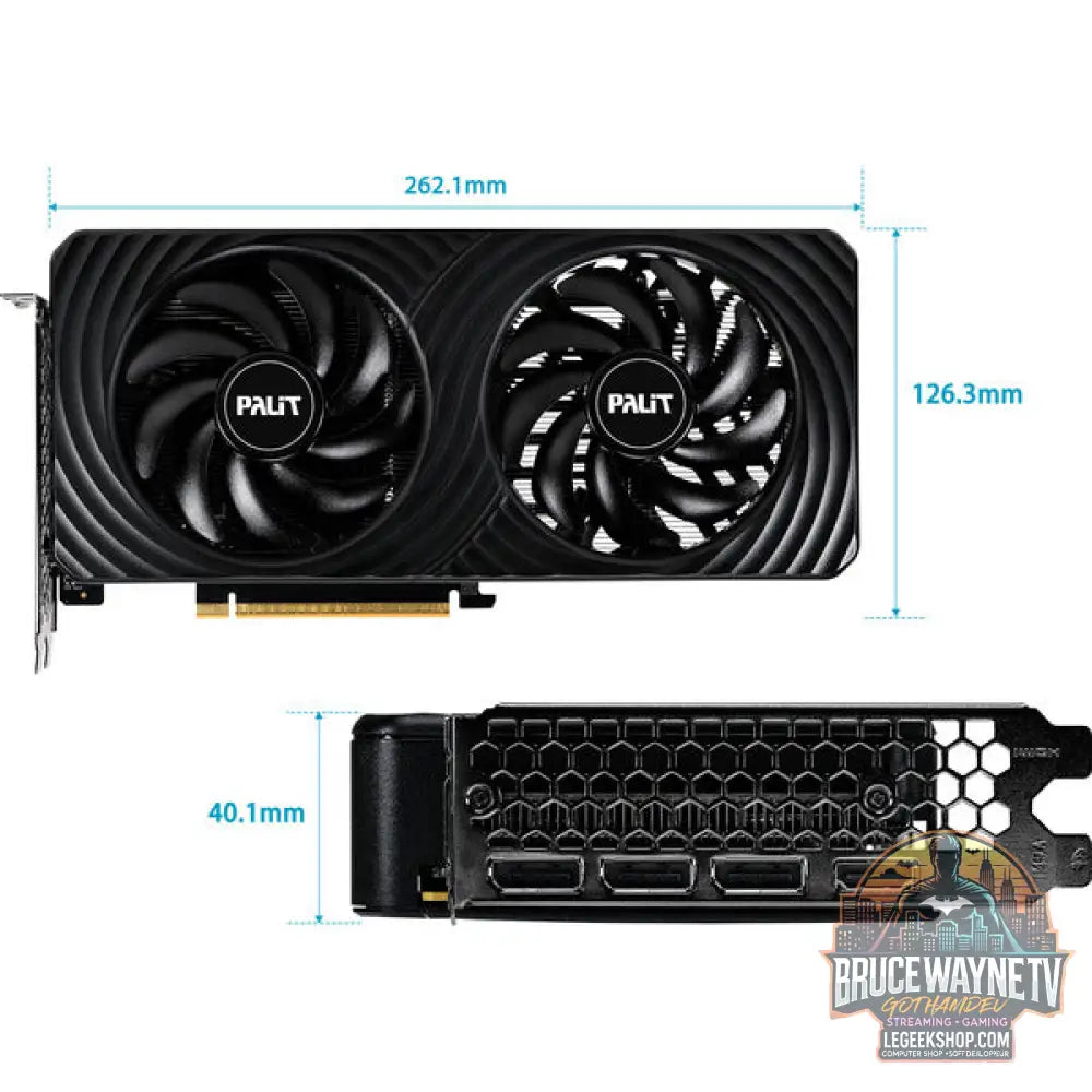 Palit GeForce RTX 5050 Dual 8GB, carte graphique - Palit - vue 11
