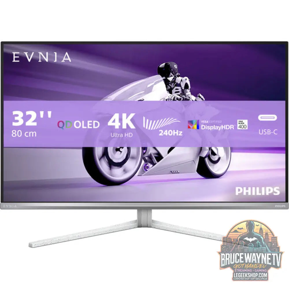 Philips Evnia 32M2N8900 QD-OLED 31,5" 3840 × 2160 px QD-OLED 240 Hz - Philips - vue 3