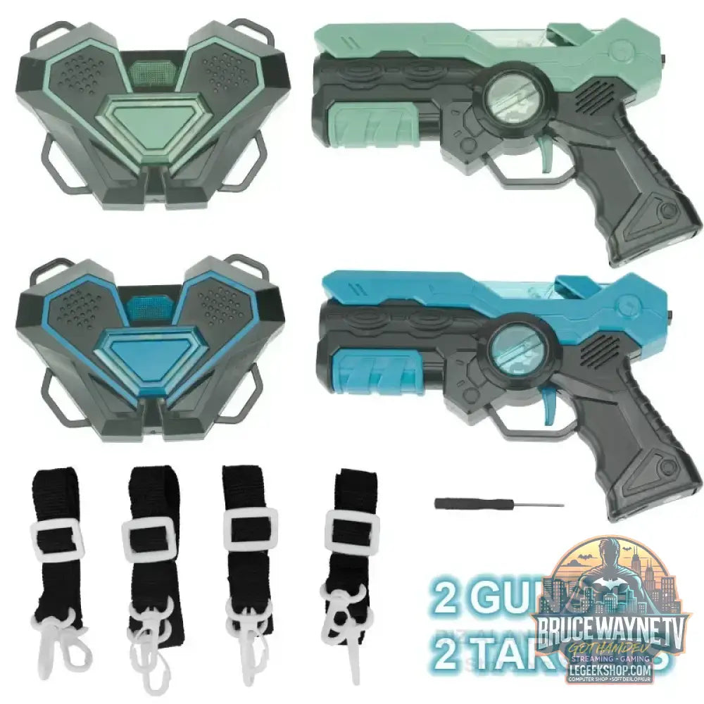 Pistolets jouets à infrarouge ensemble de jeu pour enfants étiquette Laser jeu de combat pistolet électrique pistolet