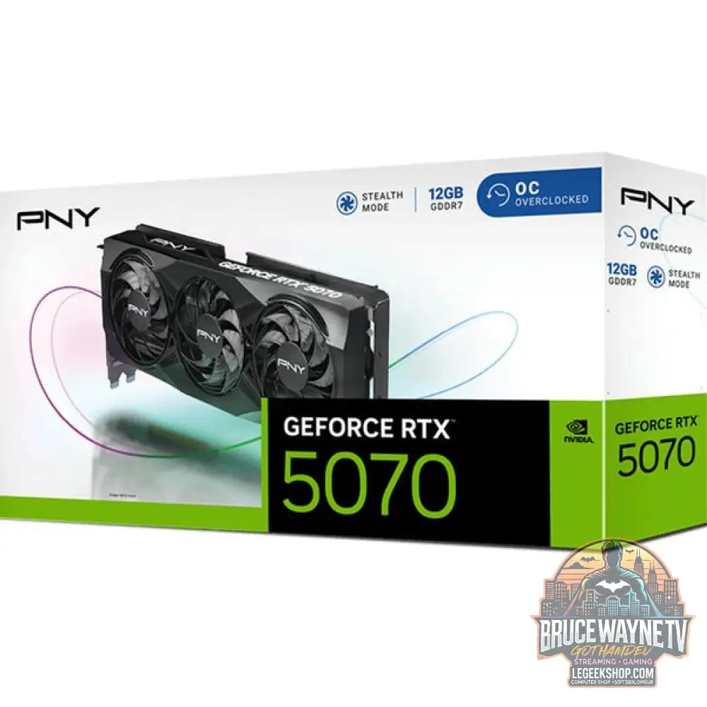 PNY GeForce RTX 5070 OC, carte graphique - PNY - vue 12