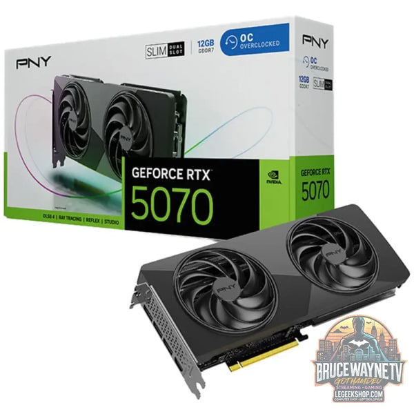 PNY GeForce RTX 5070 Slim OC, carte graphique - PNY