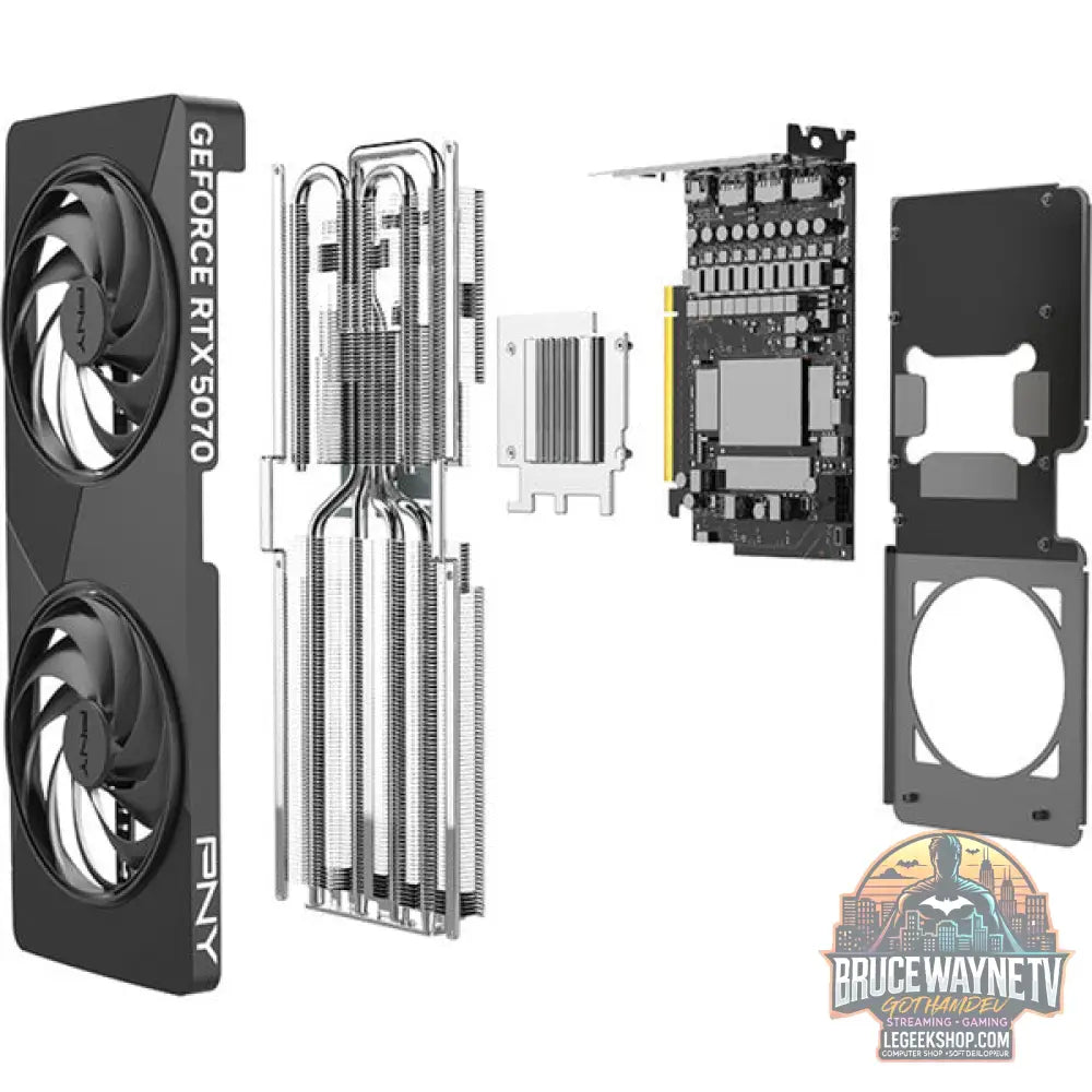 PNY GeForce RTX 5070 Slim OC, carte graphique - PNY - vue 12
