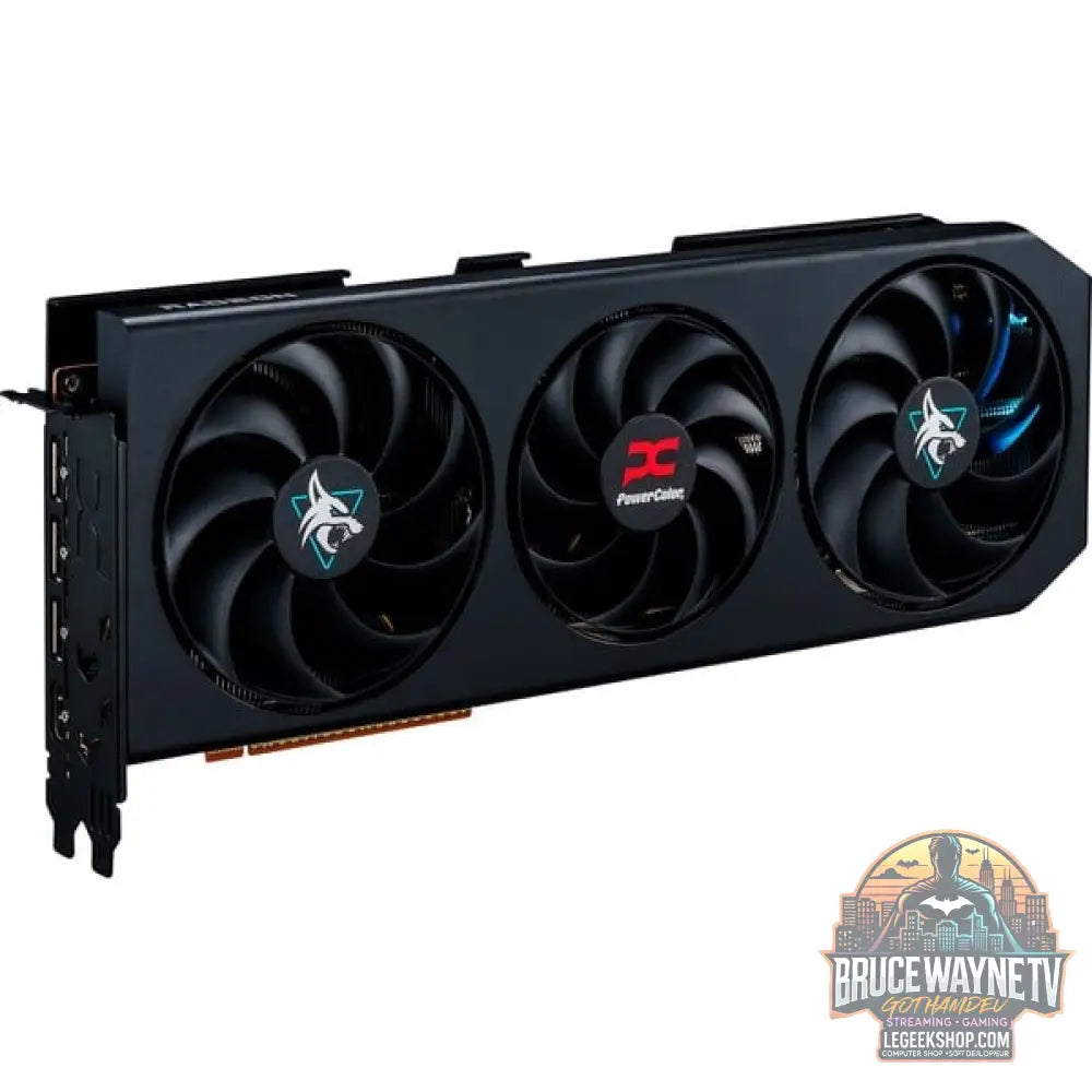 PowerColor Radeon RX 9070 Hellhound 16GB OC, carte graphique - PowerColor - vue 3