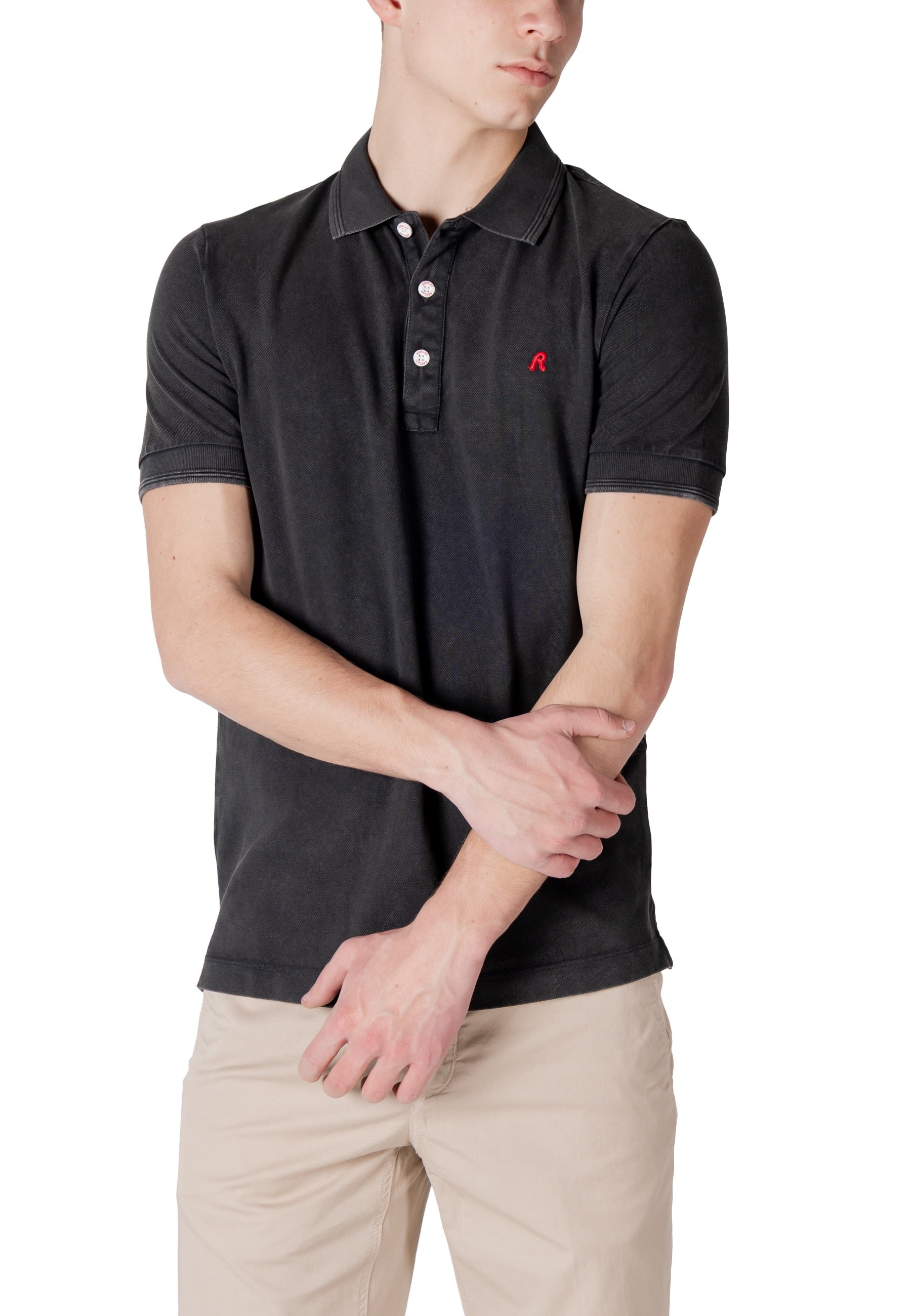 Replay Polo homme — black
