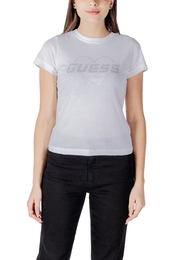 Guess Active T-shirt femme — white