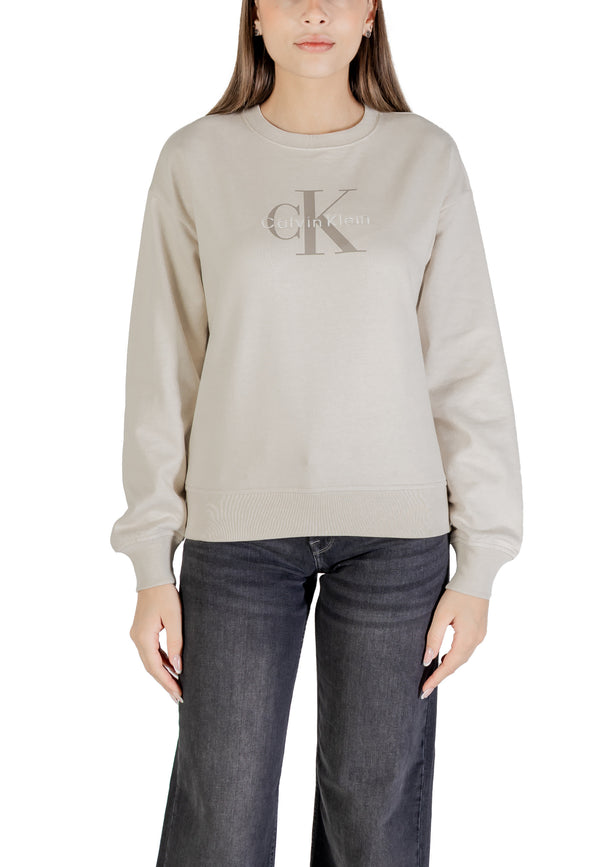 Calvin Klein Jeans Sweat femme Sweatshirts — beige