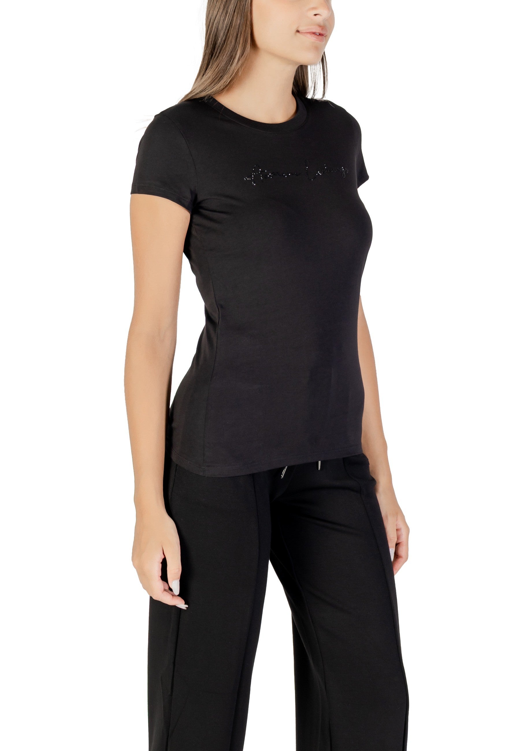 Armani Exchange T-shirt femme — black