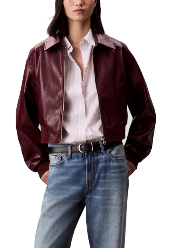 Calvin Klein Jeans Jean femme Jaquettes — bordeaux