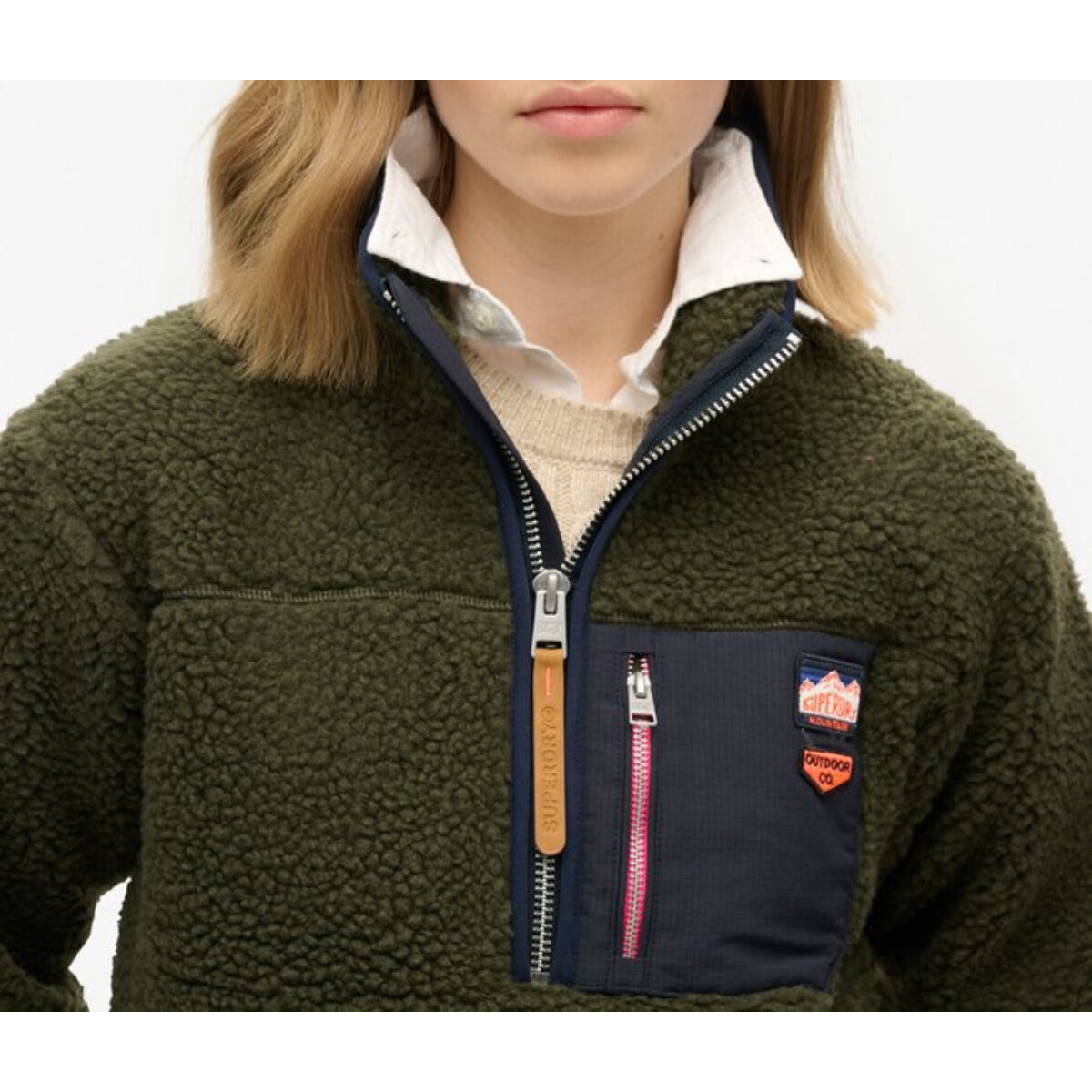 Superdry Pull femme — green
